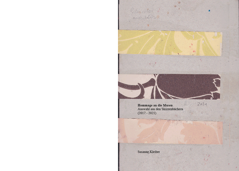 Hommage an die Musen – das Faksimile Skizzenbuch im Format 27,5 x 19,5 mm.