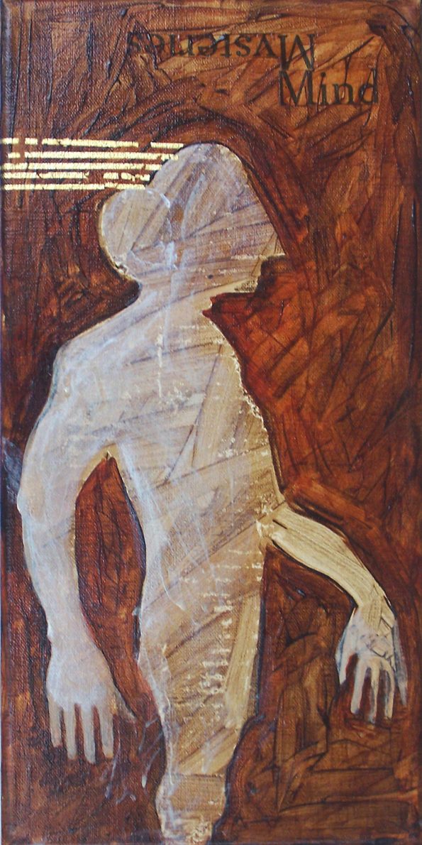 Mysteries Mind, 20 x 40, Acryl Leinwand