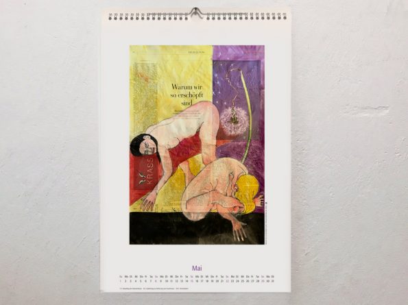 Kalenderblatt Mai von meinem Coronik-Wandkalender, Format A3.